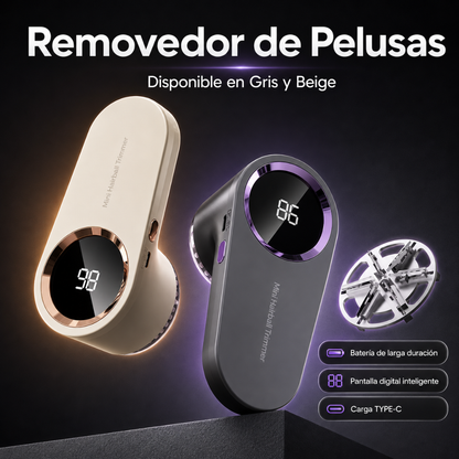 Removedor de Pelusas con Pantalla Digital